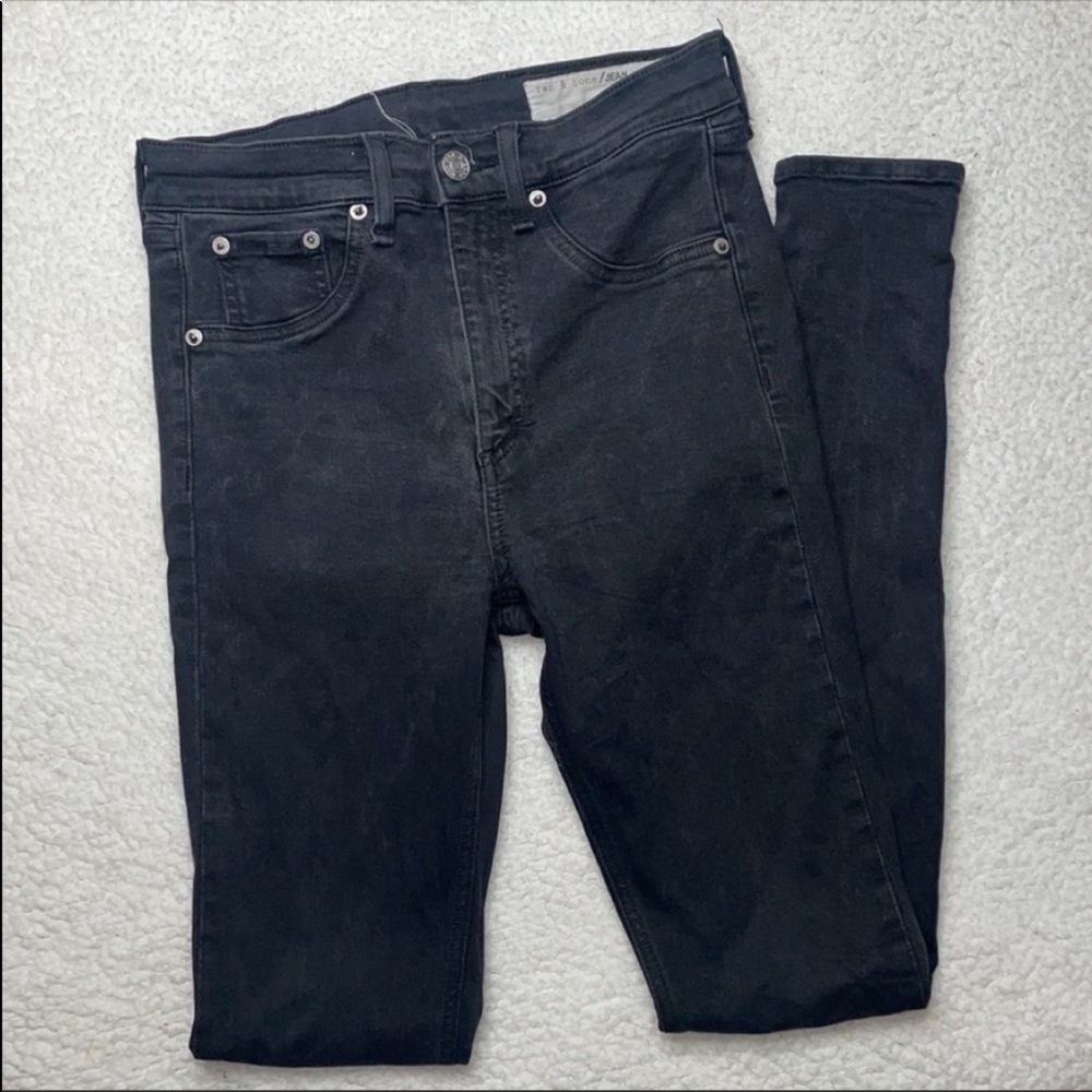 Rag & Bone Jeans High Rise Skinny Stretchy Comfy Size 27 x 30